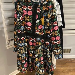 Black floral Alexia Admor dress with tag